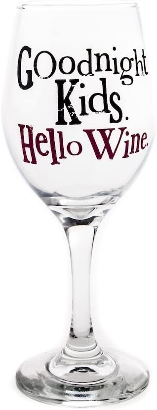 Brightside Mum's Wine Glass