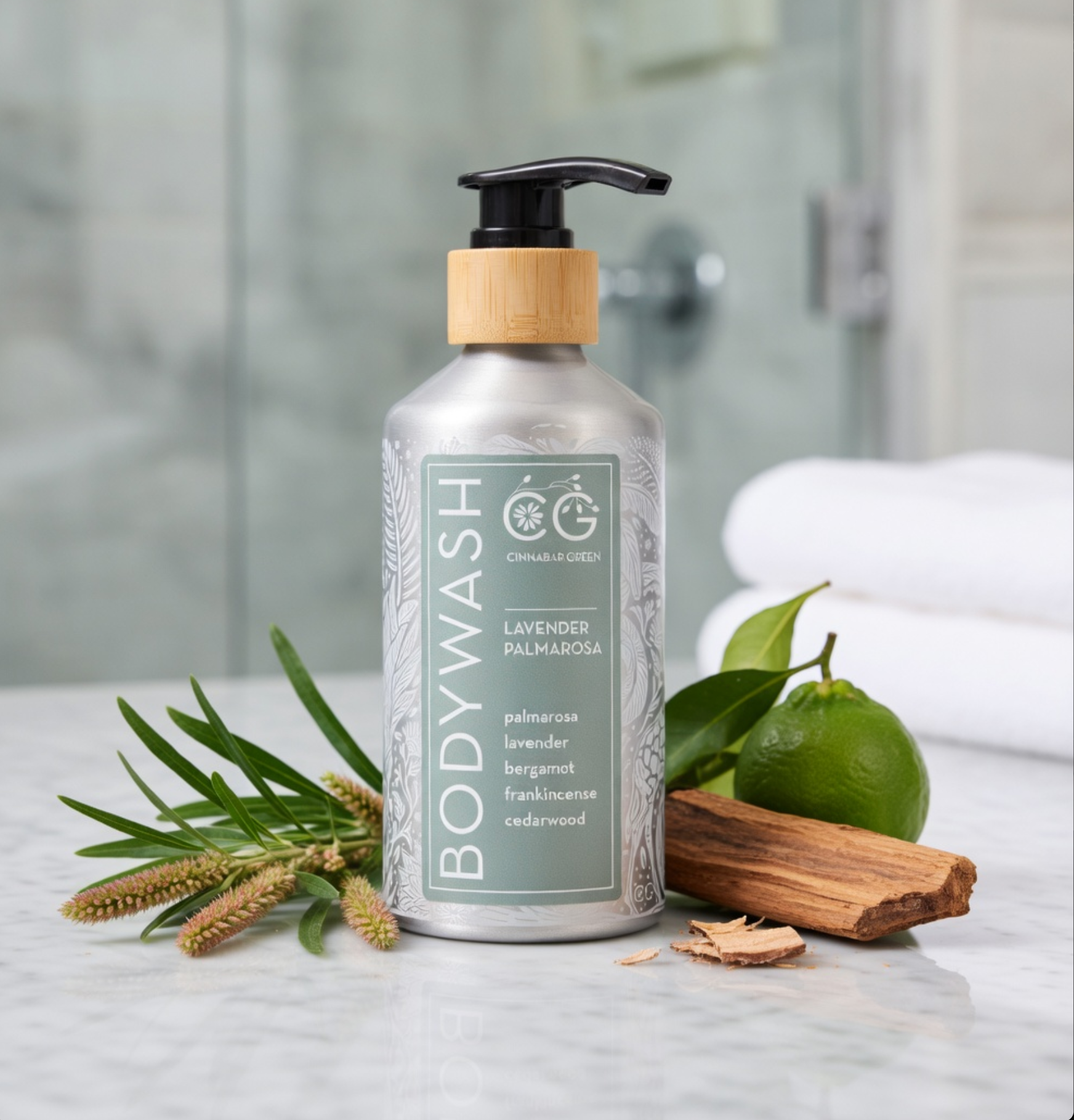 Cinnabar Green Botanical Body Wash - 370ml