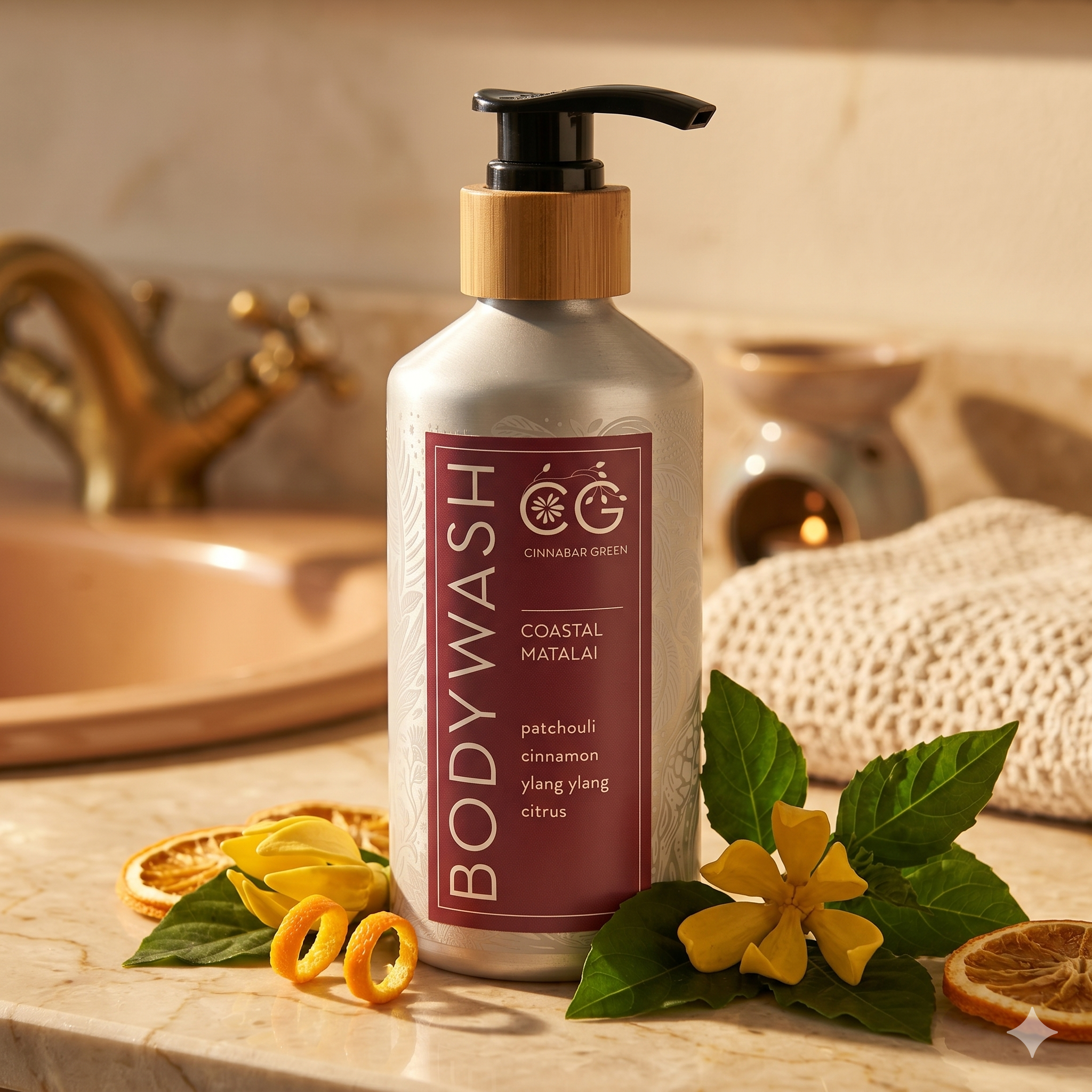 Cinnabar Green Botanical Body Wash - 370ml