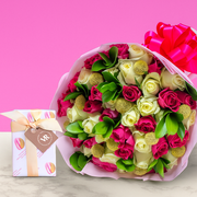 Roses & Van Roy White Strawberry Truffles 85g