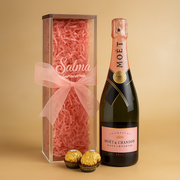 Moet Imperial Rose Truffle Wooden Box