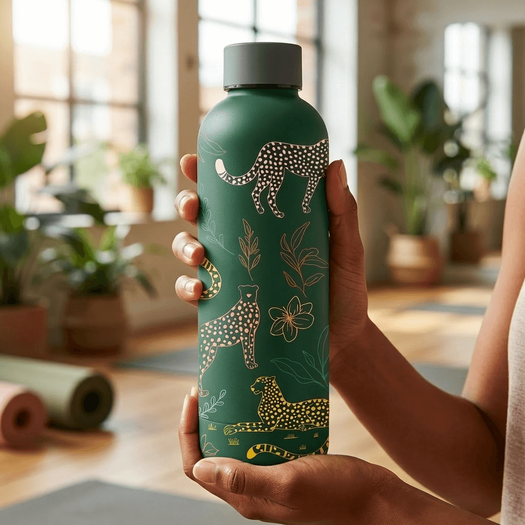 The Art Carte Insulated Bottle - 500ml Green Edition