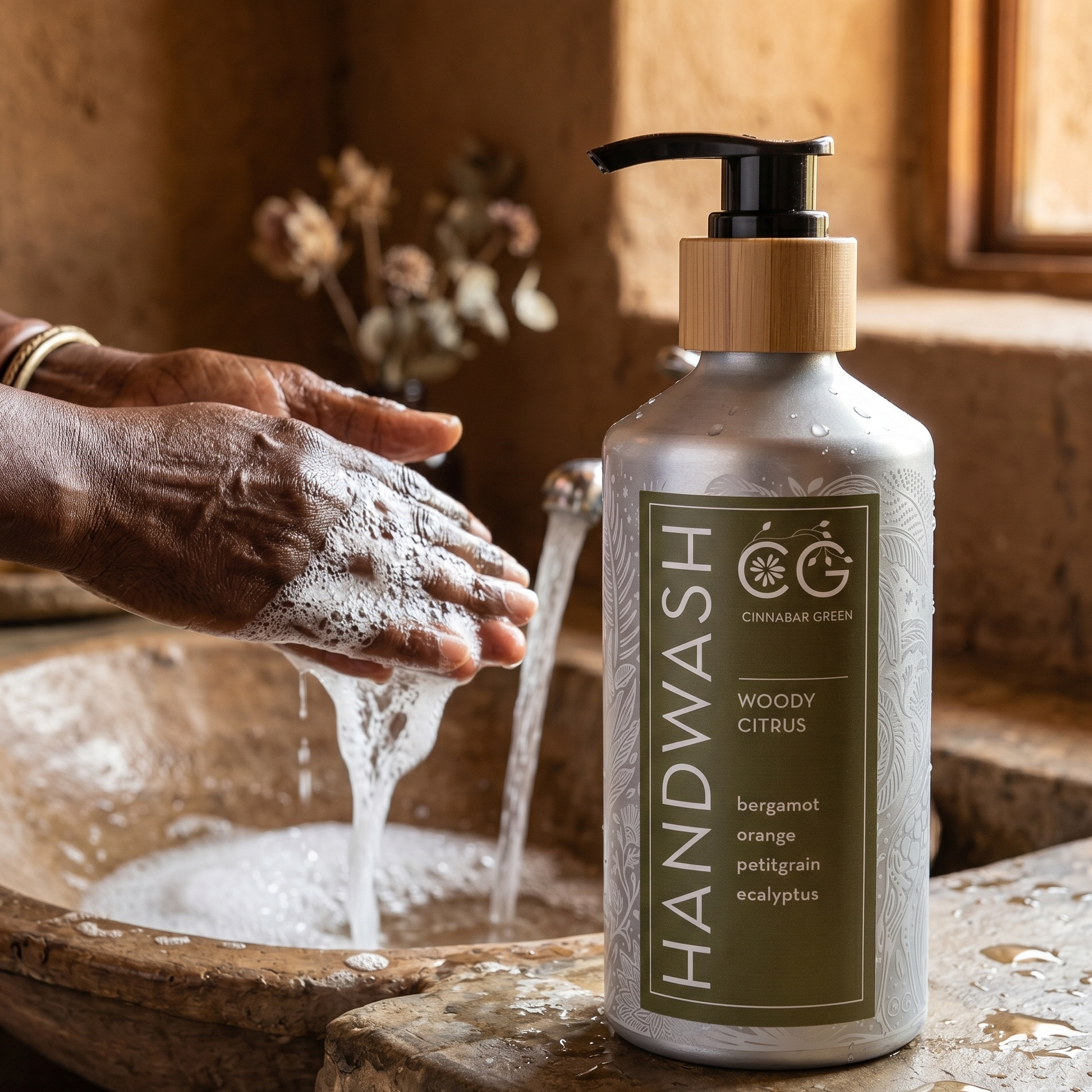 Cinnabar Green Botanical Hand Wash – 370ml