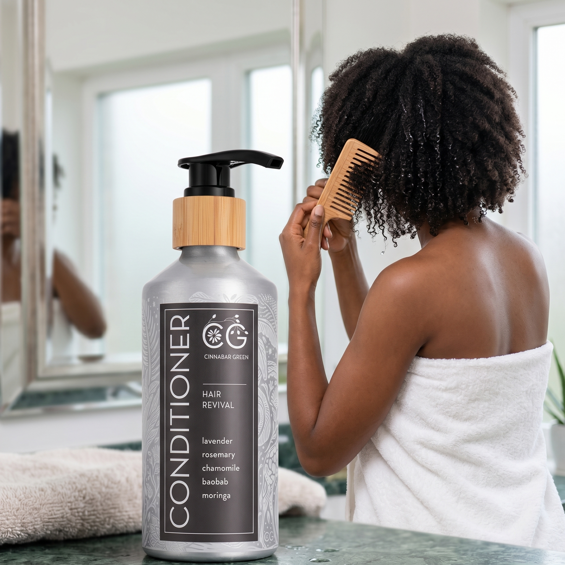 Cinnabar Green Chamomile & Rosemary Conditioner – 370ml