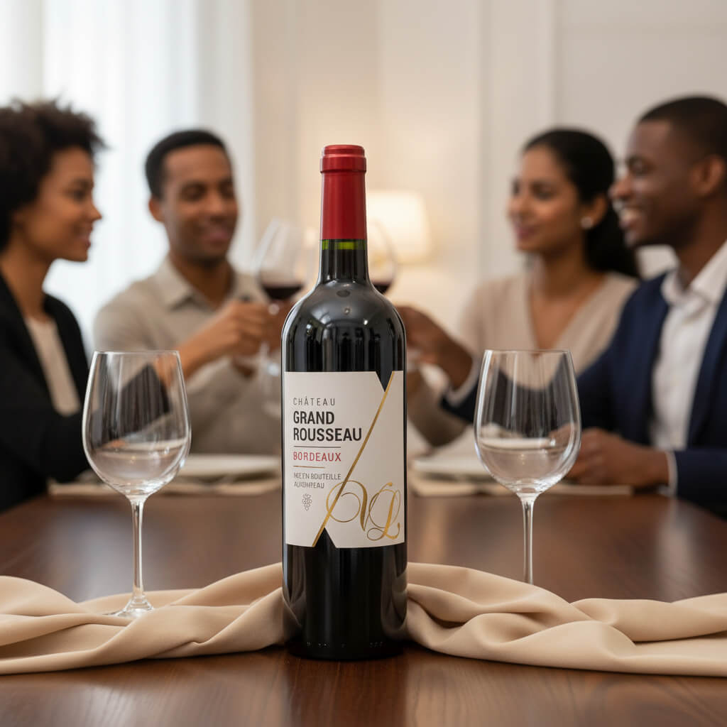 Château Grand Rousseau Bordeaux 75cl – Classic French Red