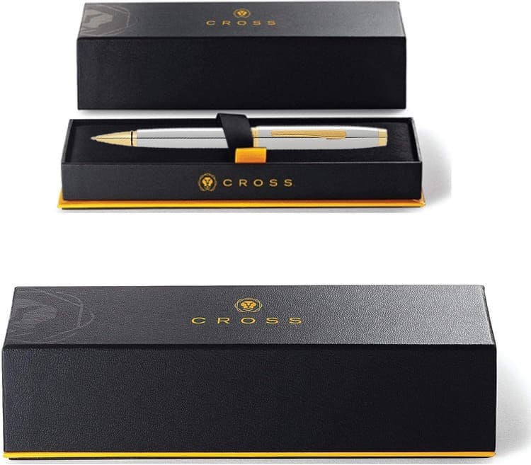 Cross Coventry® Polished Chrome & Gold Ballpoint Pen