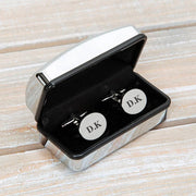 Harvey Makin Oval Cufflinks in a Box