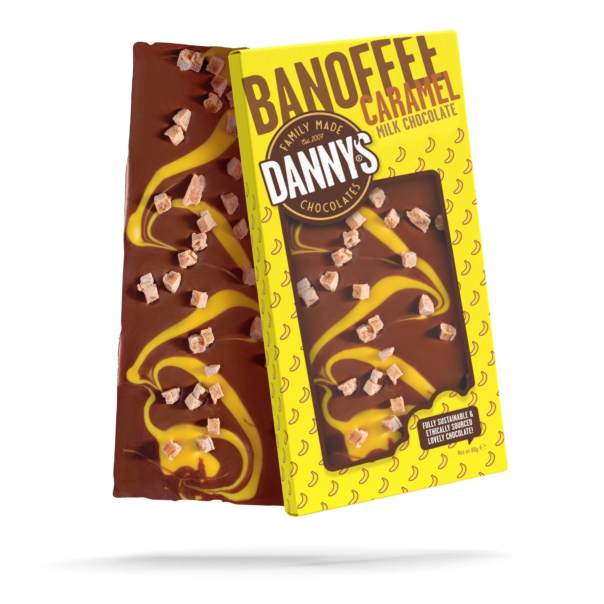 Danny’s Banoffee Milk Chocolate Bar (80g)