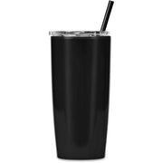 Altitude Daytona Plastic 2-In-1 Double-Wall Tumbler & Straw- 600ml