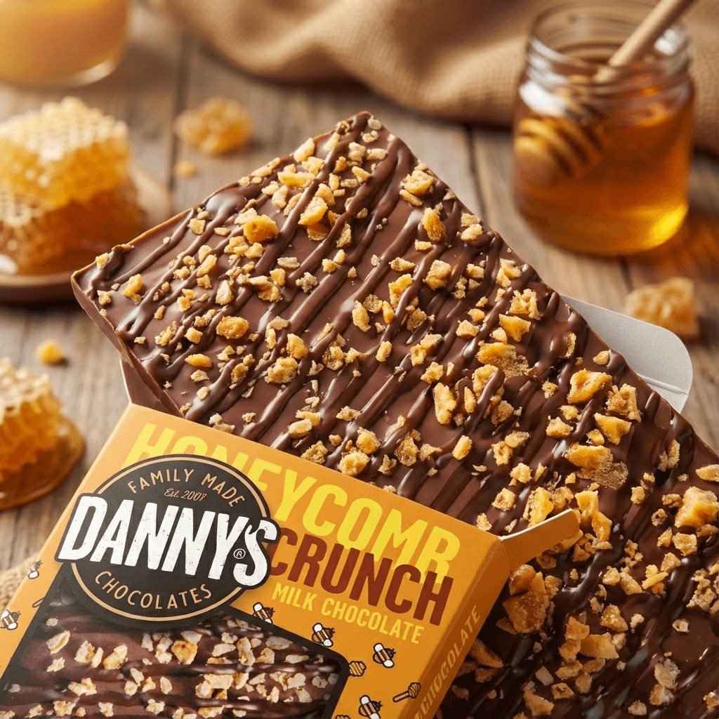 Danny’s Salted Honeycomb Crunch Milk Chocolate Bar (80g)