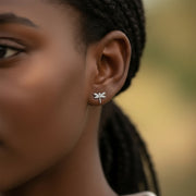 Dragonfly Silver Studs