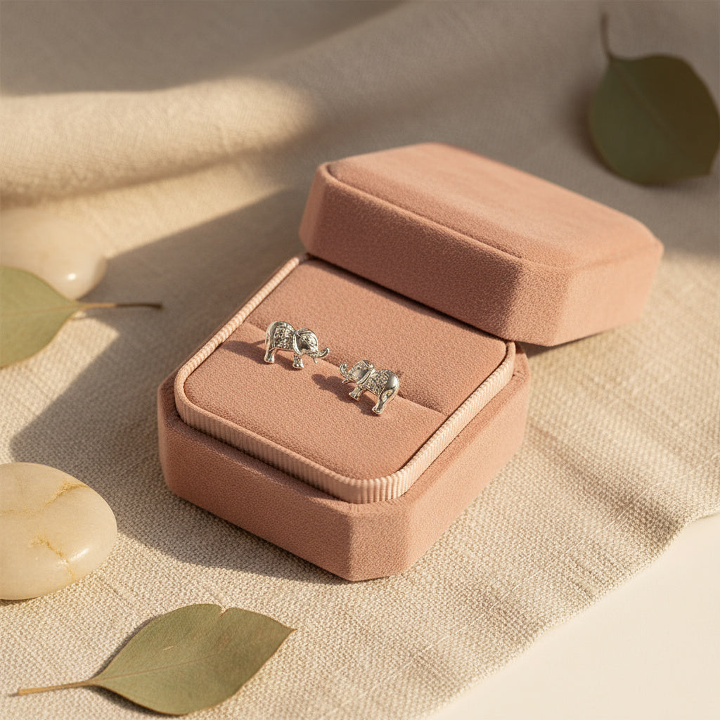 Lucky Elephant Studs