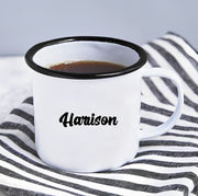 Personalised Enamel Mug