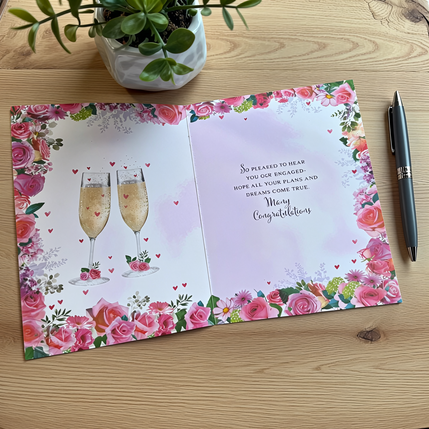 Engagements Congrats A5 Card