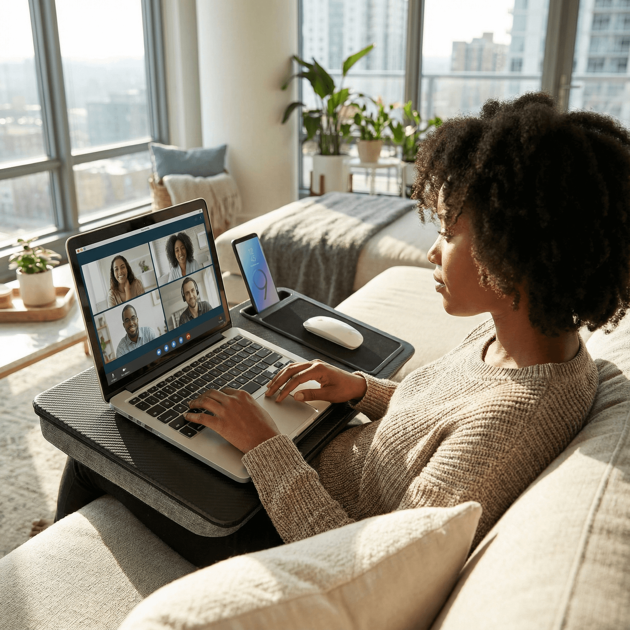 Ergonomic Lap Desk | Comfortable Portable Work Surface