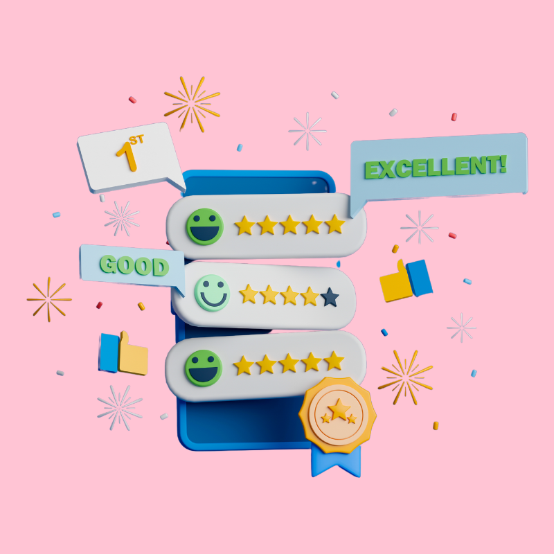 Over 5000+ 5-Star Reviews