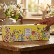 Farmhouse Lemon Curd Biscuits – Spring Garden Tin (225g)