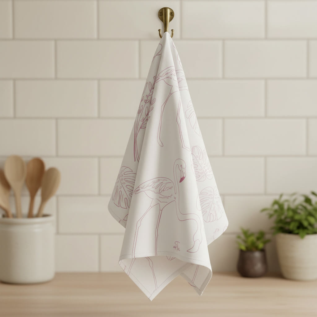 Art Carte Illustrated Tea Towel