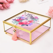 Frida Leopard Glass Trinket Box