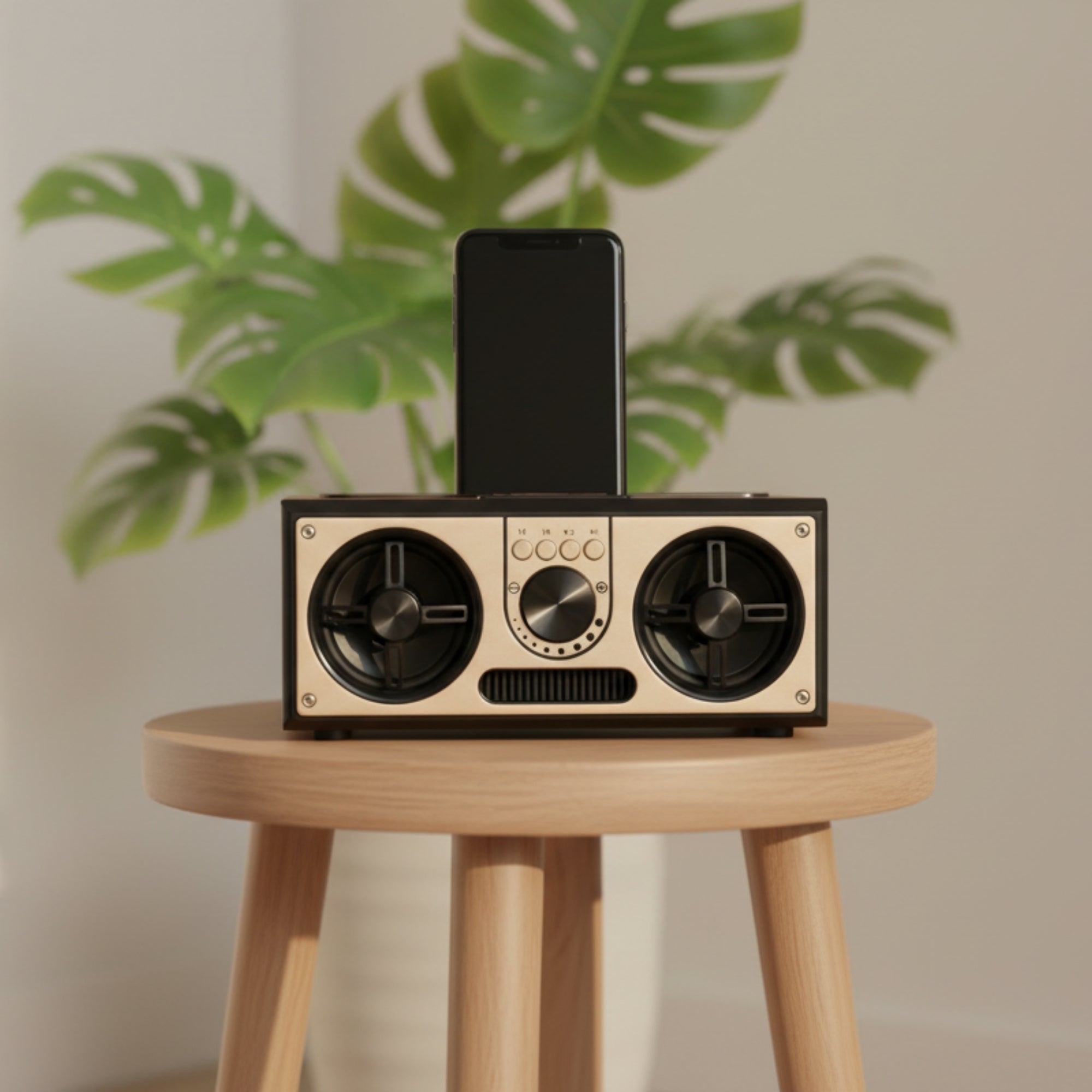 Giftology Retro Wood 20W Bluetooth Speaker
