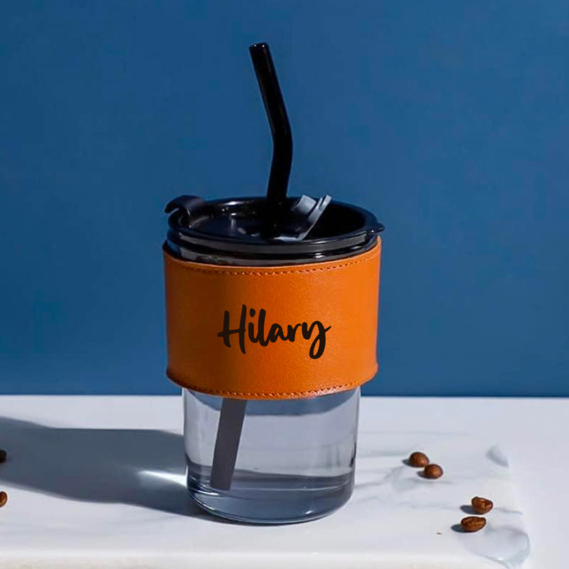 Personalised Glass Coffee Mug