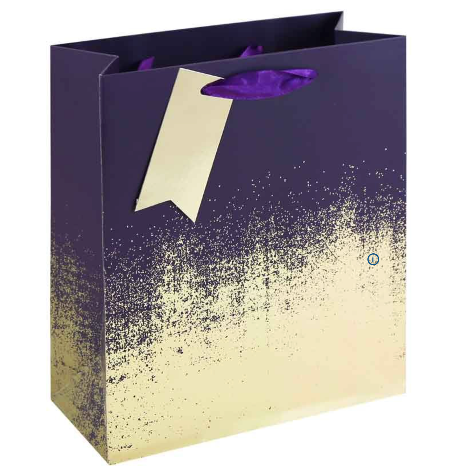 Purple Gold Distressed Gift Bag – Medium & Small Gift Bag