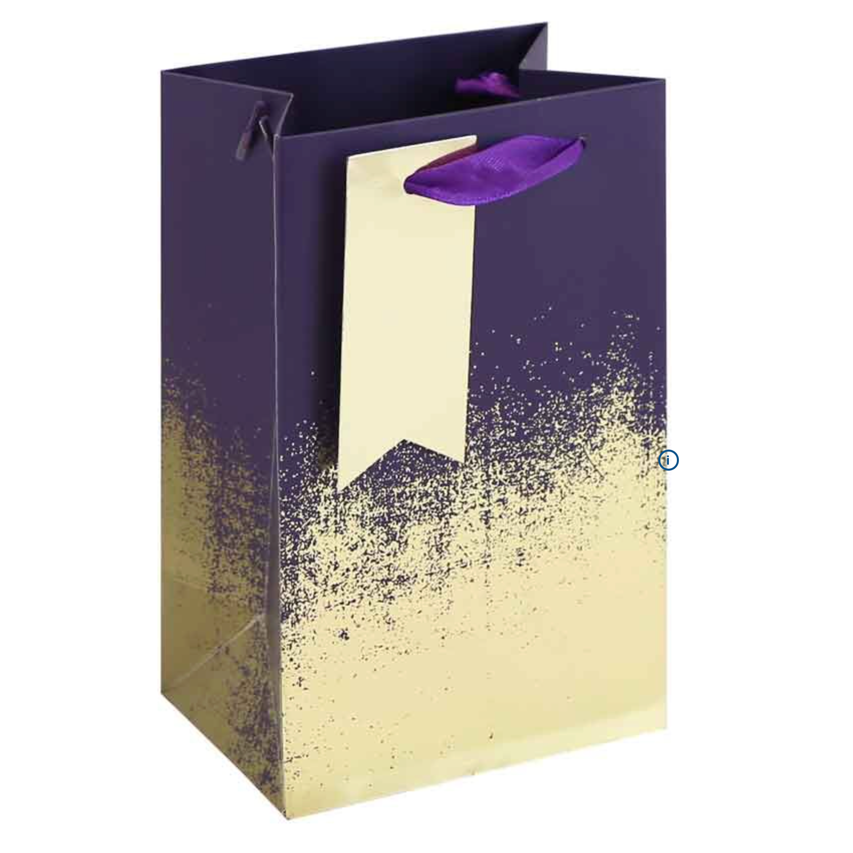 Purple Gold Distressed Gift Bag – Medium & Small Gift Bag