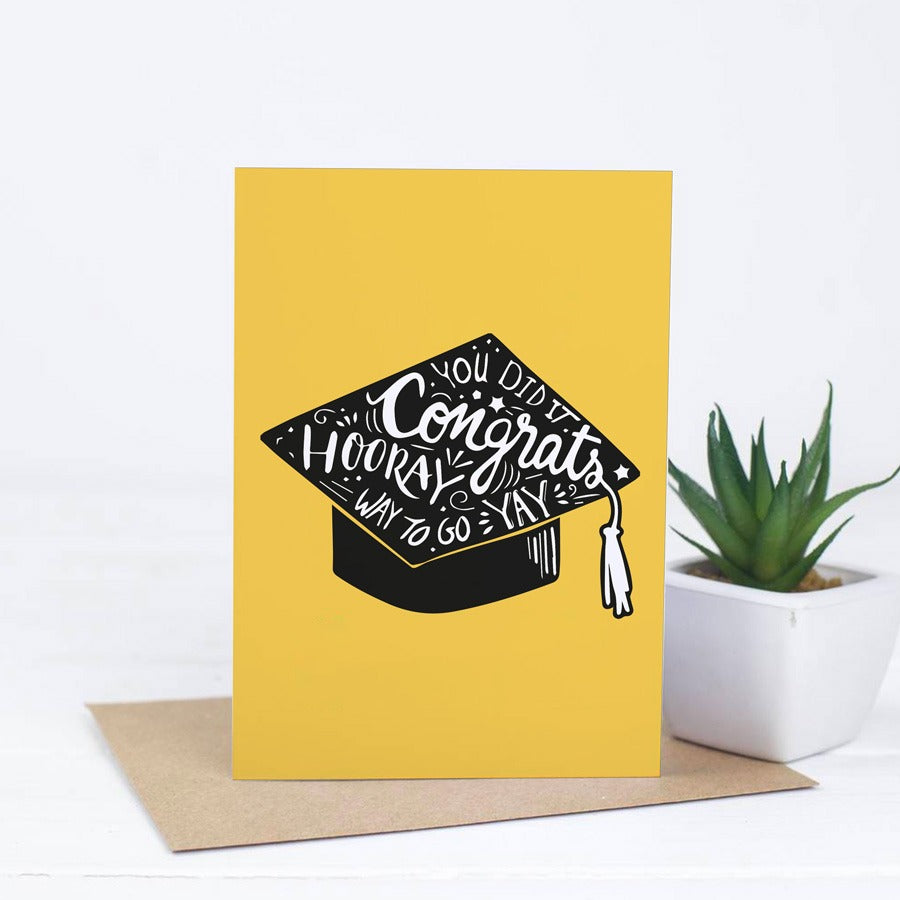 Graduation Card A6 - Congrats