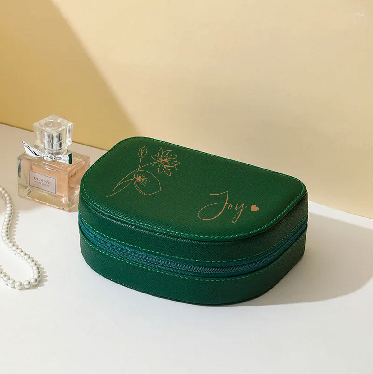 The Lila Birth Flower  Travel Case