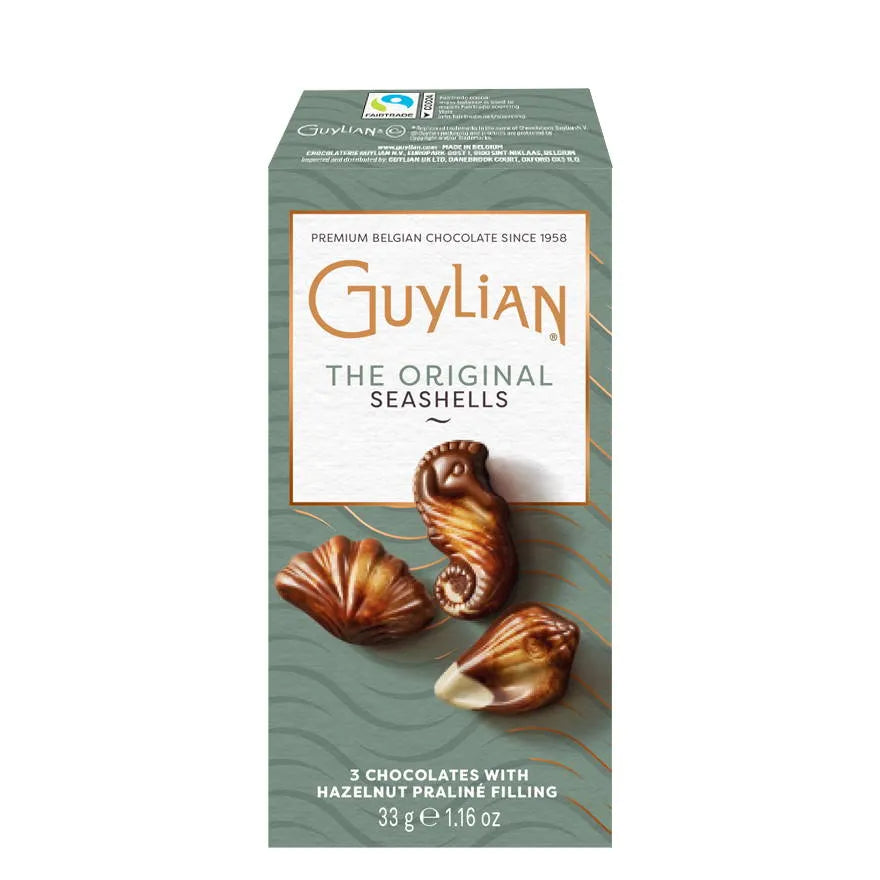 Guylian Chocolate Seashells – 3-Piece Original Praliné