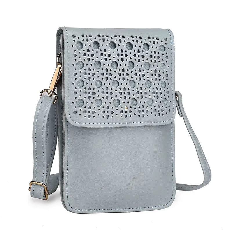 Sophia PU Leather Crossbody Wallet