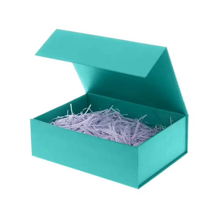 Teal Blue Magnetic Gift Box