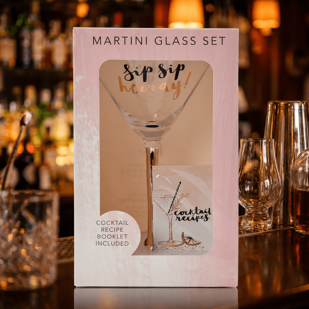 Luxe Martini Cocktail Glass - Sip Sip Hooray