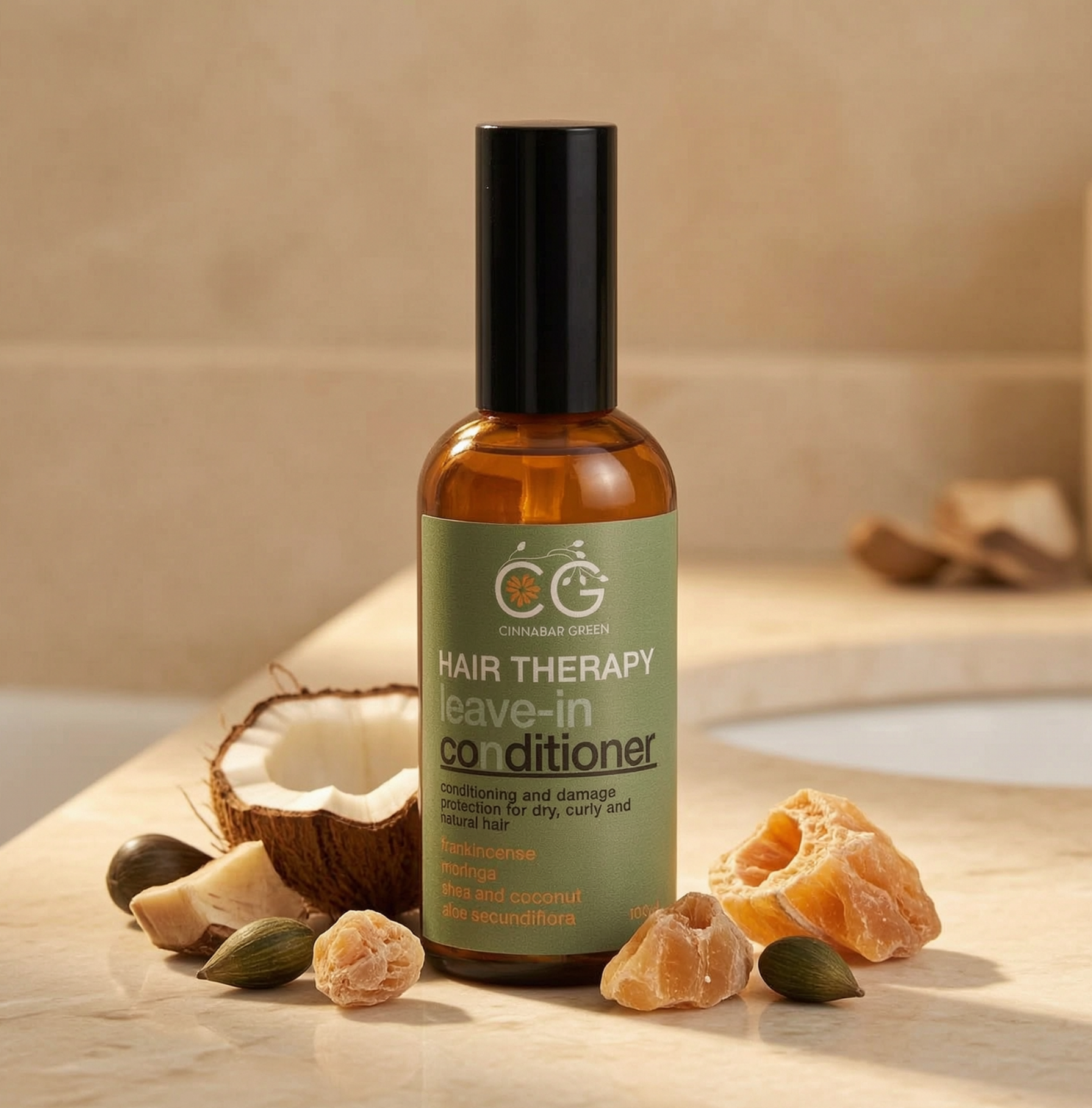 Cinnabar Green Hair Therapy Leave-In Conditioner – 100ml