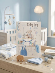Welcome Baby Boy A6 Card with Envelope