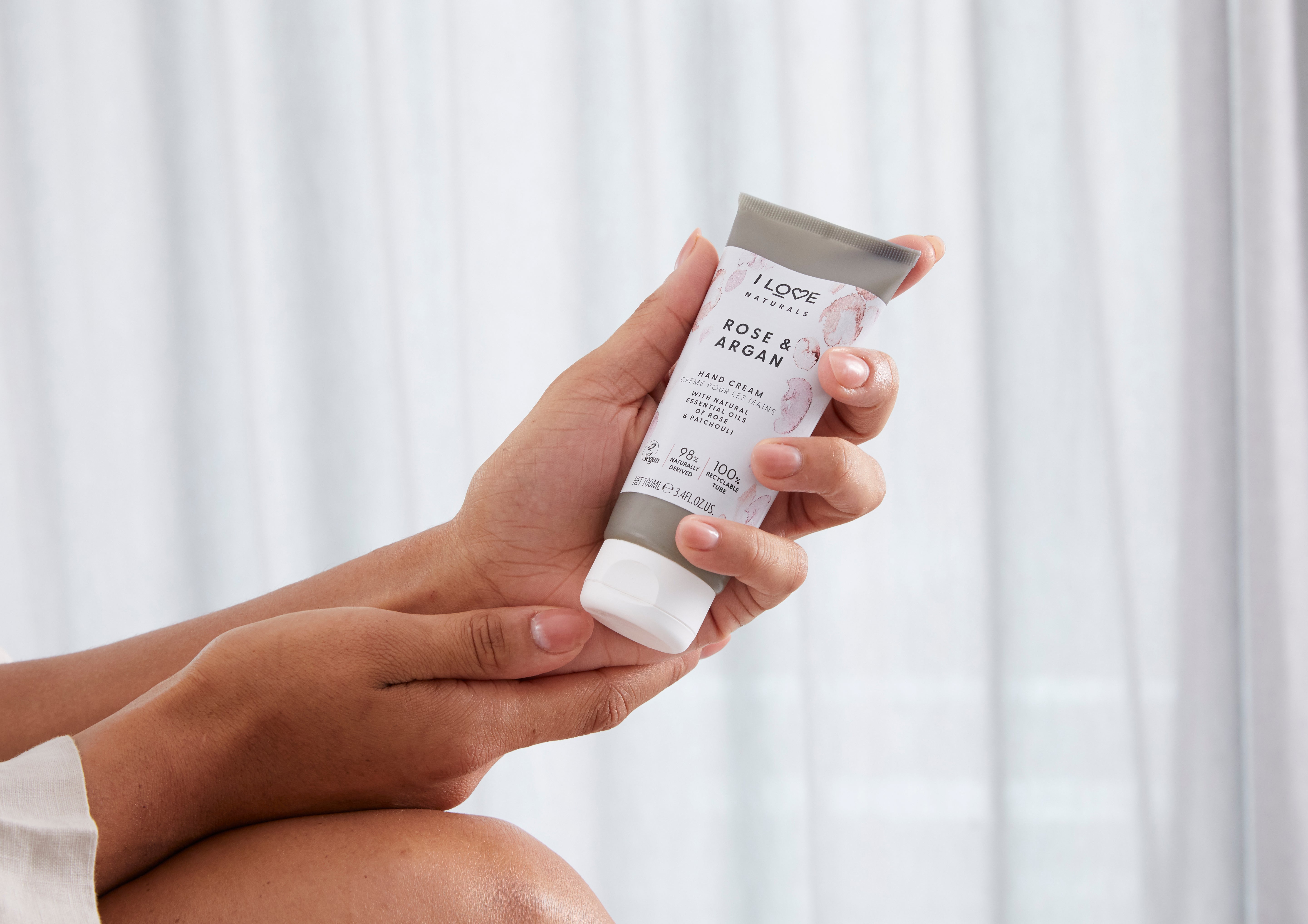 Naturals Rose & Argan Hand Cream 100ml