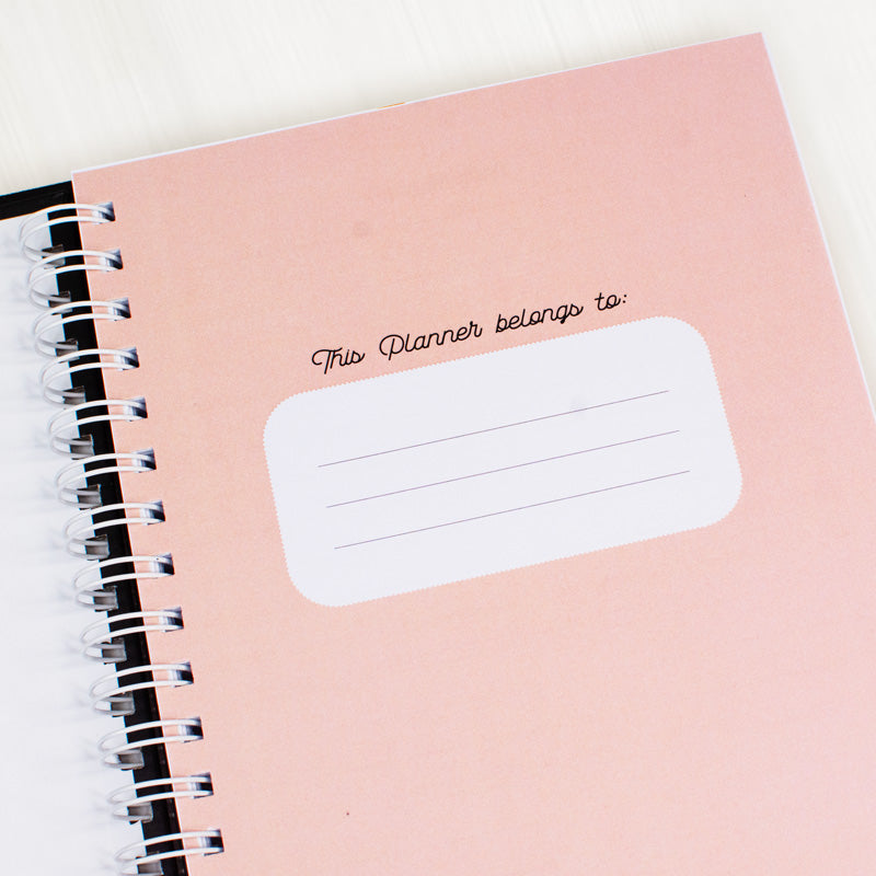 No Dreams Just Goals B5 Planner