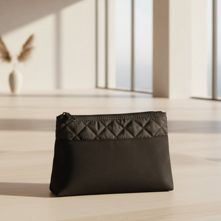 Kendall Microfibre Cosmetic Bag – 15 cm Travel Makeup & Toiletry Organizer