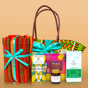 The Taste of Kenya Hamper – Kenyan Tea, Coffee & Heritage Gift Set (Yellow  / Blue)