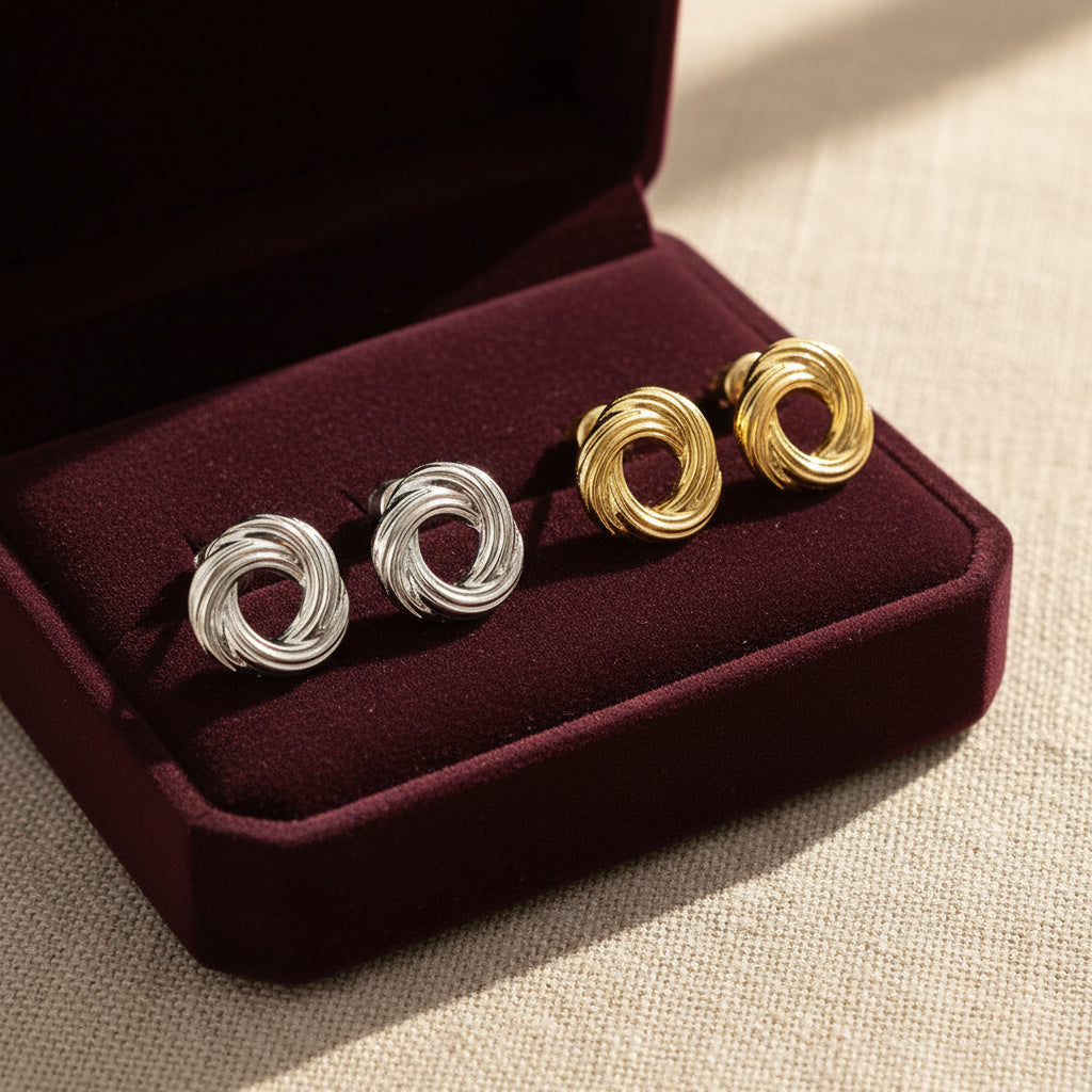 Knot Stud Earrings