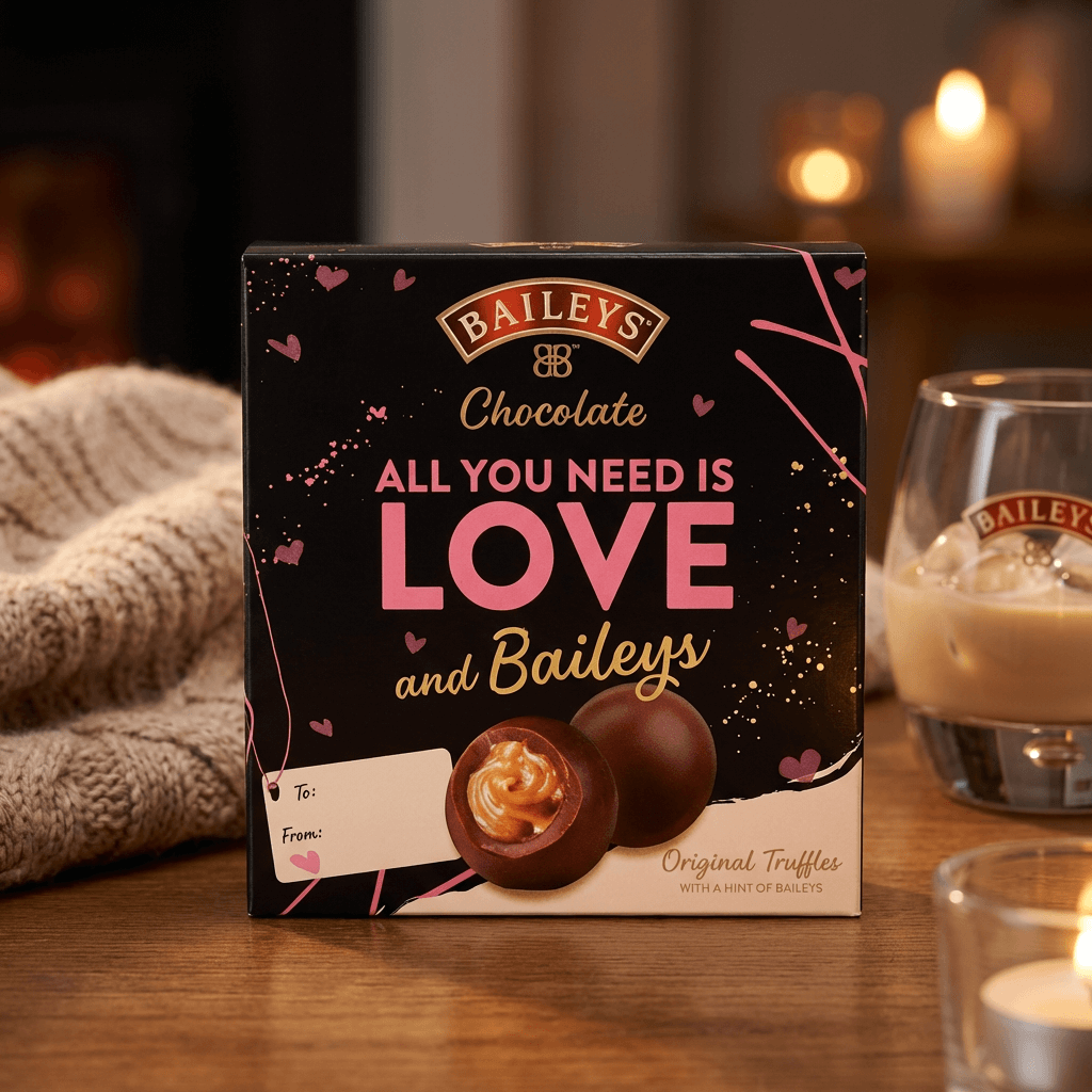 All You Need Is Love & Baileys Chocolate Truffles – 100g Gift Box