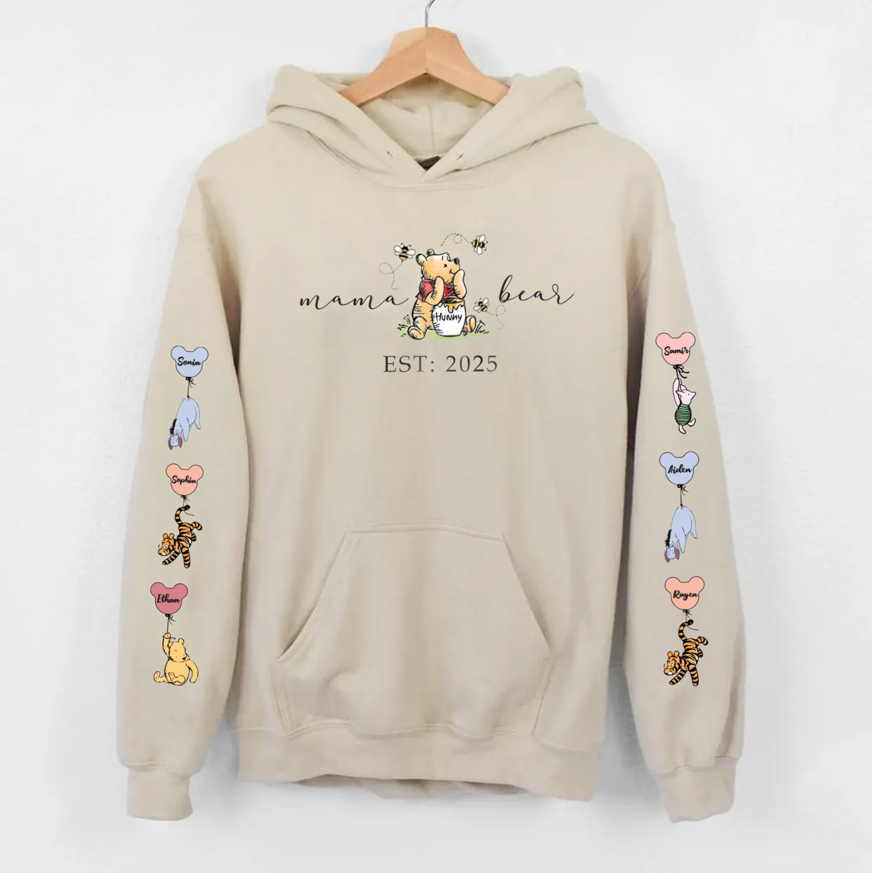 Mama Bear Personalised Hoodie