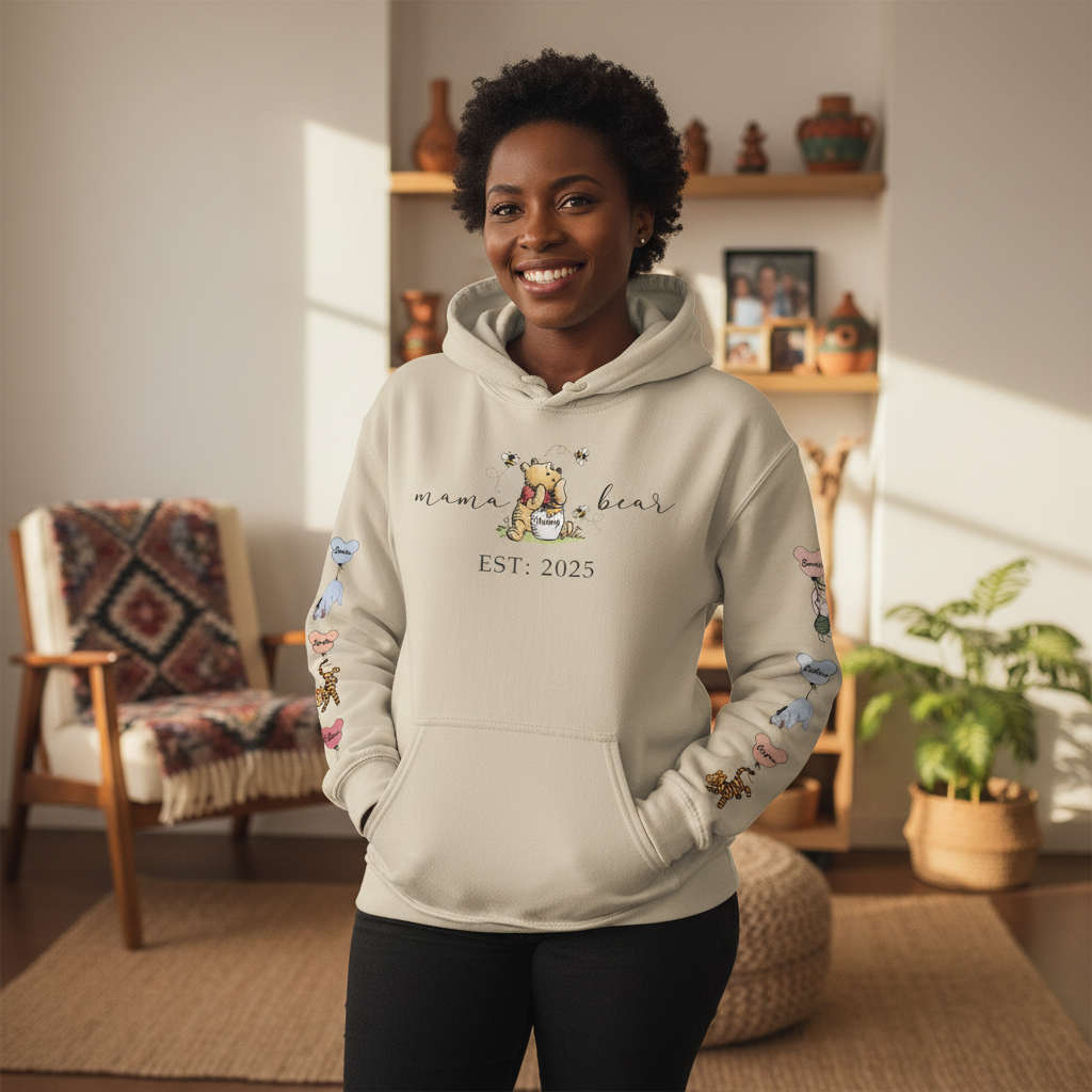Mama Bear Personalised Hoodie