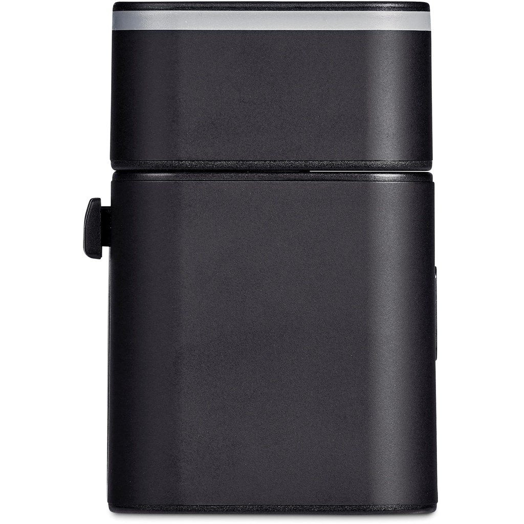 Swiss Cougar Frankfurt World Travel Adaptor -Black
