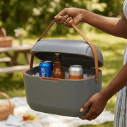 Serendipio Marina Insulated Cooler Bag – 12L | 13 × 8.3 × 9.1 in | Durable Insulated Lunch & Picnic Bag | Black