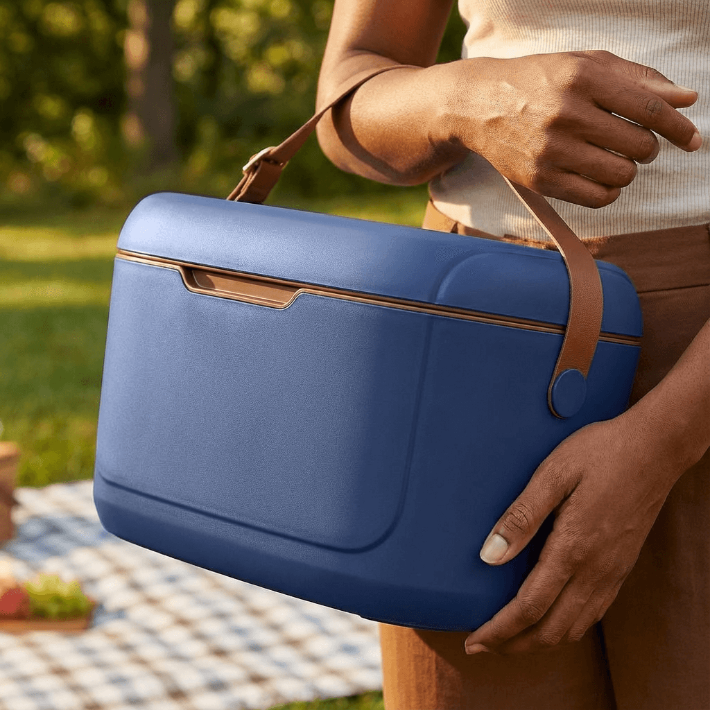 Serendipio Marina Insulated Cooler Bag – 12L | 13 × 8.3 × 9.1 in | Durable Insulated Lunch & Picnic Bag | Black