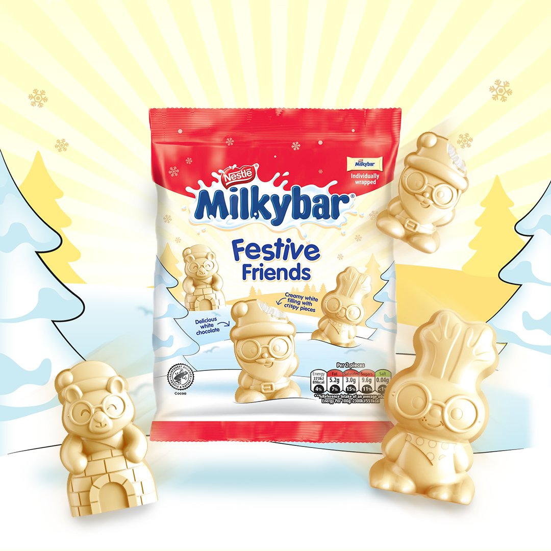 Milkybar Festive Friends 125gm