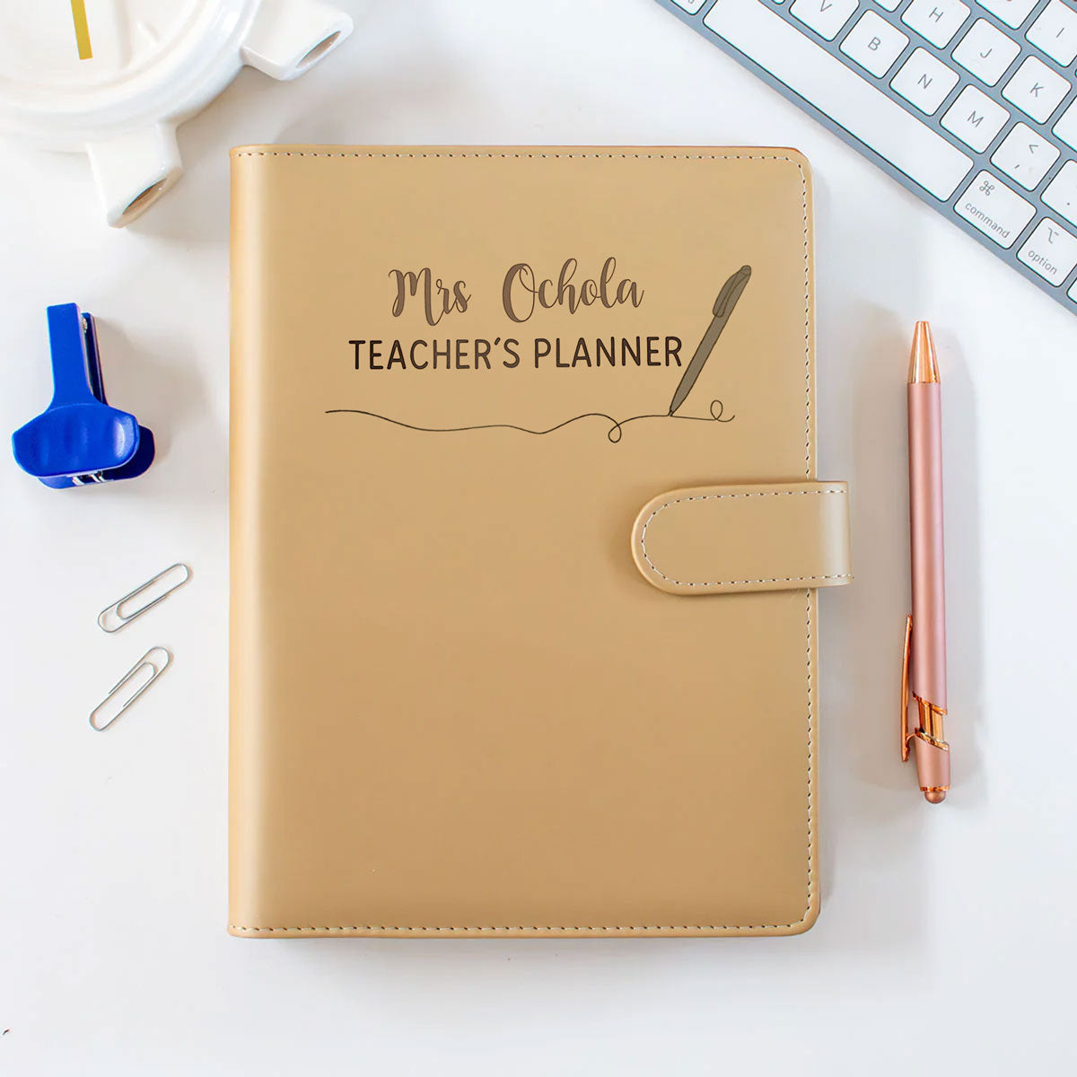 Personalised Teachers A5 Refillable Planner