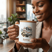 My Day Runs Better With Coffee Bamboo Mug – 330ml
