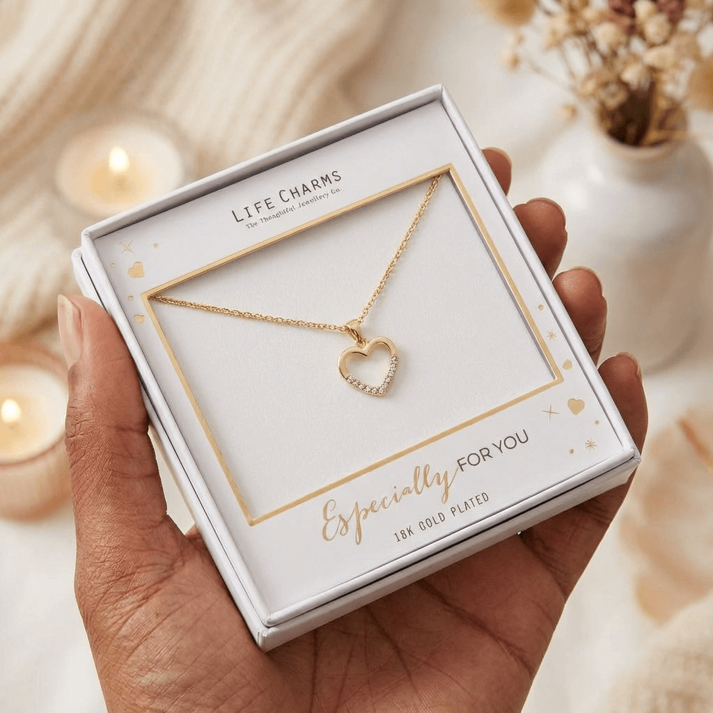 Heart of Gold –18k Gold Plated Pendant Necklace